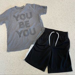 Athletic Shorts & t-shirt set- boys size 5
